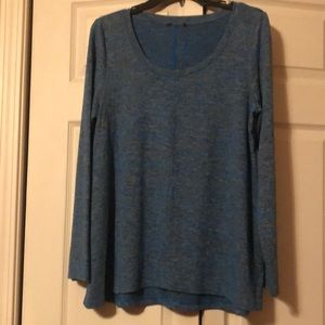 Long Sleeve Flowing Scoop Neck Tunic